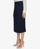 Tommy Hilfiger Women's Pleated Pull-On Midi Skirt