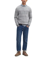 Barbour Men's Stonebeck Classic-Fit Fair Isle Wool Crewneck Sweater