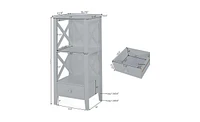Slickblue 1-Drawer Storage Rack – Compact and Functional Organizer for Home or Office