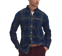 Barbour Men's Southfield Tailored-Fit Highland Check Button Down Corduroy Shirt