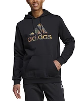 adidas Men's Camo Logo Badge of Sport Hoodie