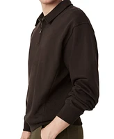 Frank And Oak Men's Loose-Fit 1/2-Zip French Terry Sweatshirt