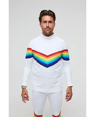 Oosc Men's Baselayer Top - Rainbow Road