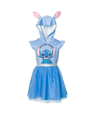 Disney Girls Minnie Mouse Lilo & Stitch Mesh Cosplay Tulle Dress to