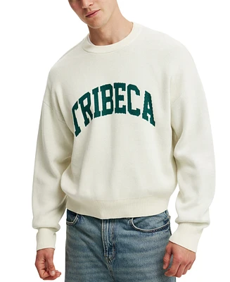 Cotton On Men's Heritage Crew Knit Sweater