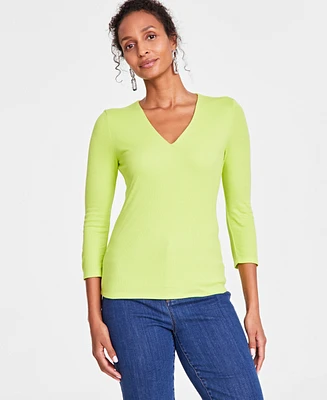 INC Ribbed Top, Created for Macy's