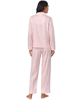 Lauren Ralph Lauren Women's Notched-Collar Pajama Set