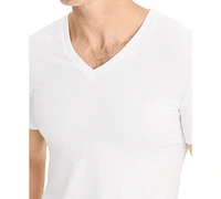 Jockey Men's Smooth Fit Stretch V-Neck T-Shirts, Pack of 3