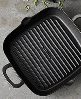 GreenPan X Bobby Flay Cast Iron 11" Square Grill Pan