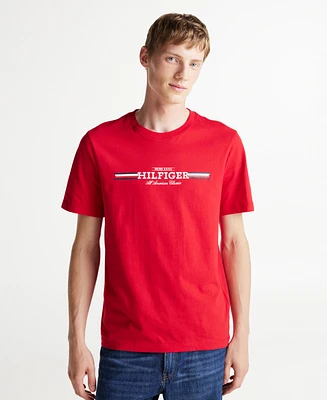 Tommy Hilfiger Men's Comfortable-Fit Logo Graphic T-Shirt