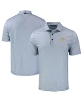 Cutter & Buck Men's Notre Dame Fighting Irish Play Like A Champion Today Pike Eco Pebble Print Stretch Polo