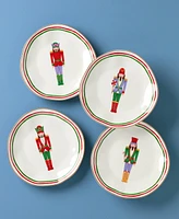 Lenox Nutcracker Assorted Accent Plates, Set of 4