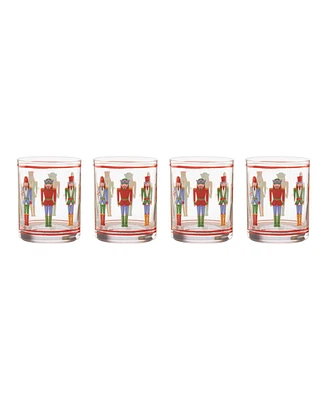 Lenox Nutcracker Assorted Double Old-Fashioned Glasses, Set of 4