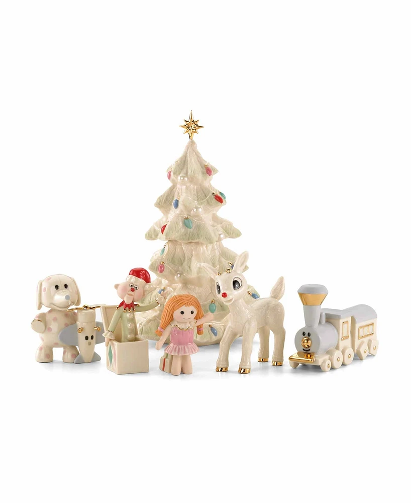 Lenox Rudolph Reindeer and Misfit Toys Figurine Set