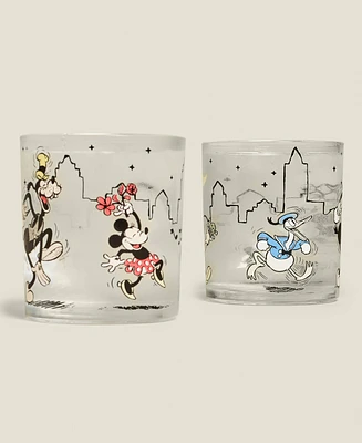 Disney | Macy's Mickey & Friends Color Changing Glassware 2pc Set, Created for Macy's