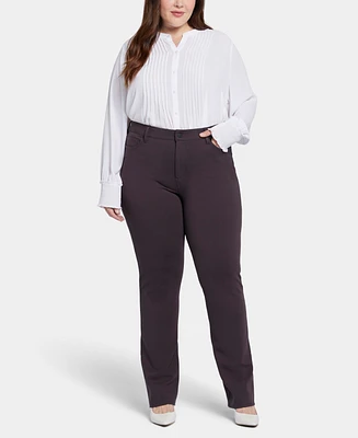 Nydj Plus Marilyn Straight Pants