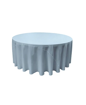 Slickblue Polyester Poplin 108-Inch Round Tablecloth – Durable and Elegant for Any Occasion