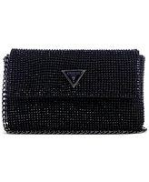 Guess Zalina Small Rhinestone Flap Clutch