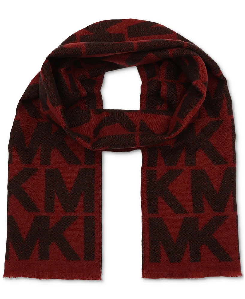 Michael Kors Men's Giant Mk Logo Scarf