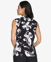 Calvin Klein Women Printed V-Neck Sleeveless Camisole Top