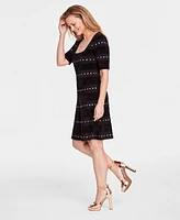 I.n.c. International Concepts Women's Grommet Sweater Dress, Created for Macy's