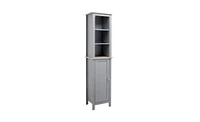 Slickblue Grey Bathroom Storage Cabinet – Sleek and Functional Organizer for Modern Bathrooms