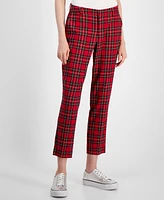 Tommy Hilfiger Women's Hampton Tartan Plaid Trousers