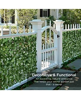 Best Choice Products Artificial Faux Ivy Hedge Privacy Fence Screen for Outdoor Decor, Garden, Yard