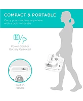 Best Choice Products 6V Portable Sewing Machine, 42-Piece Beginners Kit w/ 12 Stitch Patterns