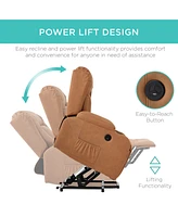 Best Choice Products Electric Power Lift Recliner Massage Chair Furniture w/ Usb Port, Heat, Cupholders