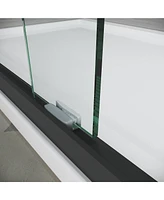 Sliding Shower Doors Safe & Smooth, 56-60"W x 72"H, Adjustable