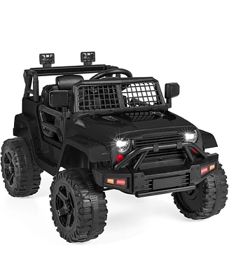 Best Choice Products 12V Kids Ride On Truck Car w/ Parent Remote Control, Spring Suspension, Led Lights