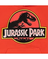 Jurassic Park Boys Fleece Pullover Hoodie Logo to