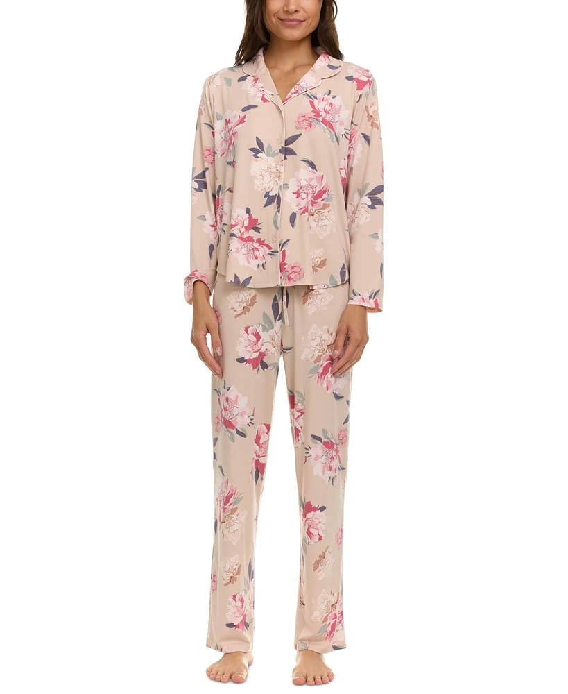 Flora by Nikrooz Women's Lindsey Floral Pajama Set