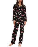 Flora by Nikrooz Women's Lindsey Floral Pajama Set