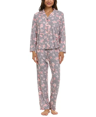 Flora by Nikrooz Women's Lindsey Floral Pajama Set