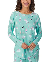 Cuddl Duds Women's Printed Jogger Pajama Set