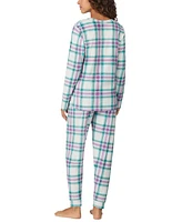 Cuddl Duds Women's Printed Velour Jogger Pajama Set