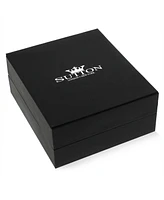 Rhona Sutton Black Rolo Chain with Black Wax Cord Stainless Steel Bracelet