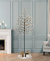 Puleo 6" Pre-Lit Twig Tree with Micro Led Lights