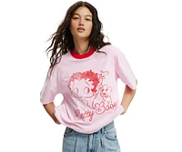 Cotton On Women's The Lcn Boxy Graphic Tee