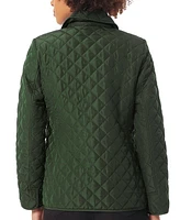 Jones New York Petite Button-Front Quilted Jacket