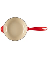 Le Creuset Holly Collection Enameled Cast Iron 2.25-Qt. Traditional Saucier with Lid
