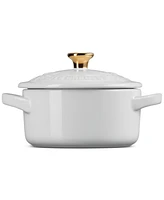 Le Creuset Stoneware Holly Collection 8-Oz. Mini Cocotte