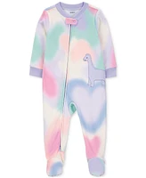 Carter's Baby Girls 1-Piece Dinosaur Costume Fleece Footed Pajamas