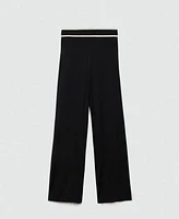 Mango Women's Straight Knitted Pants