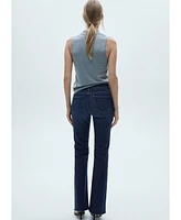 Mango Women's Fiona Flare Mid-Rise Jeans