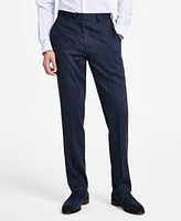 Michael Kors Men's Classic Fit Linen Suit Pant