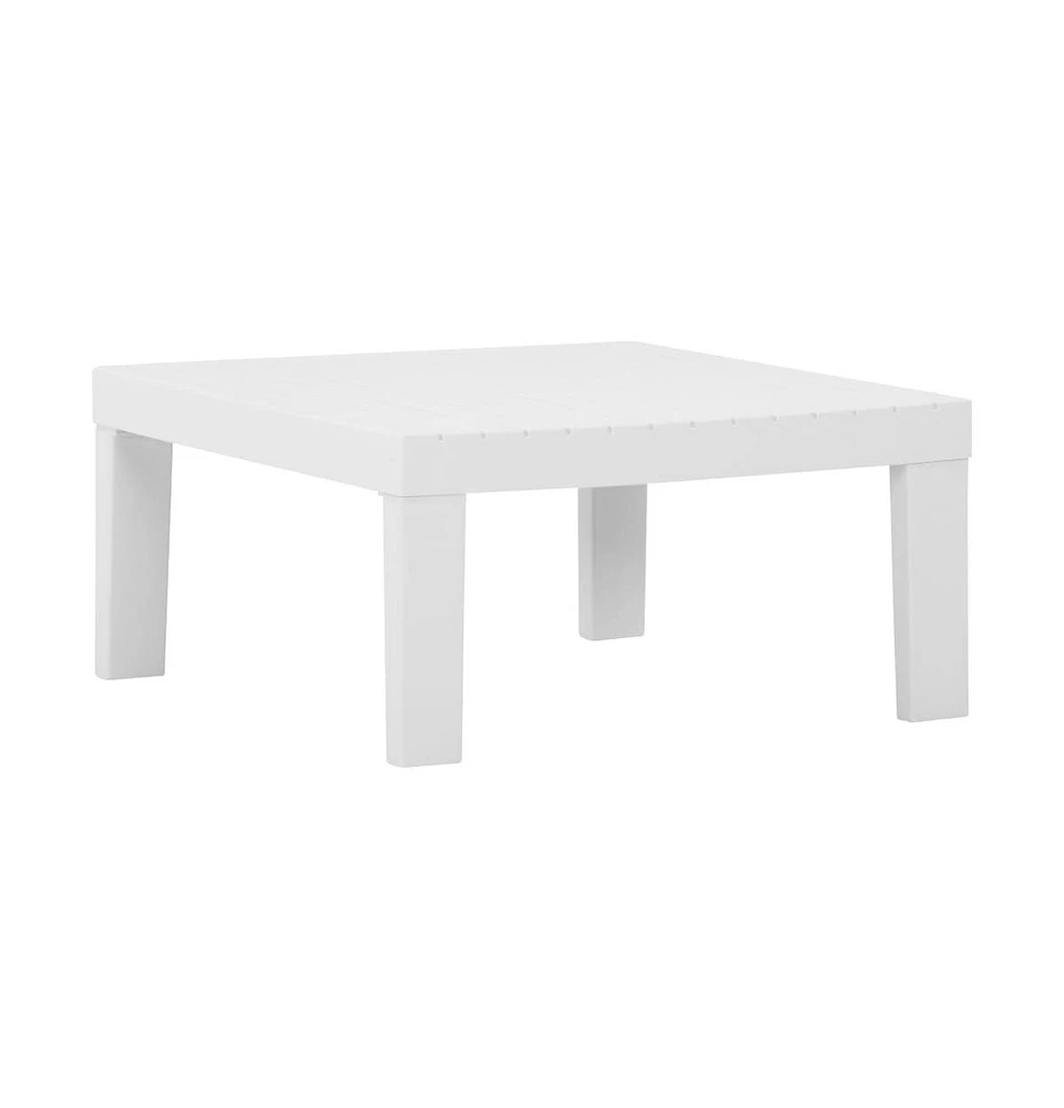 vidaXL Patio Lounge Table Plastic