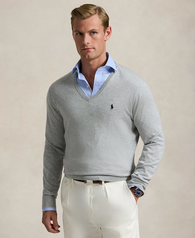 Polo Ralph Lauren Men's Cotton V-Neck Sweater